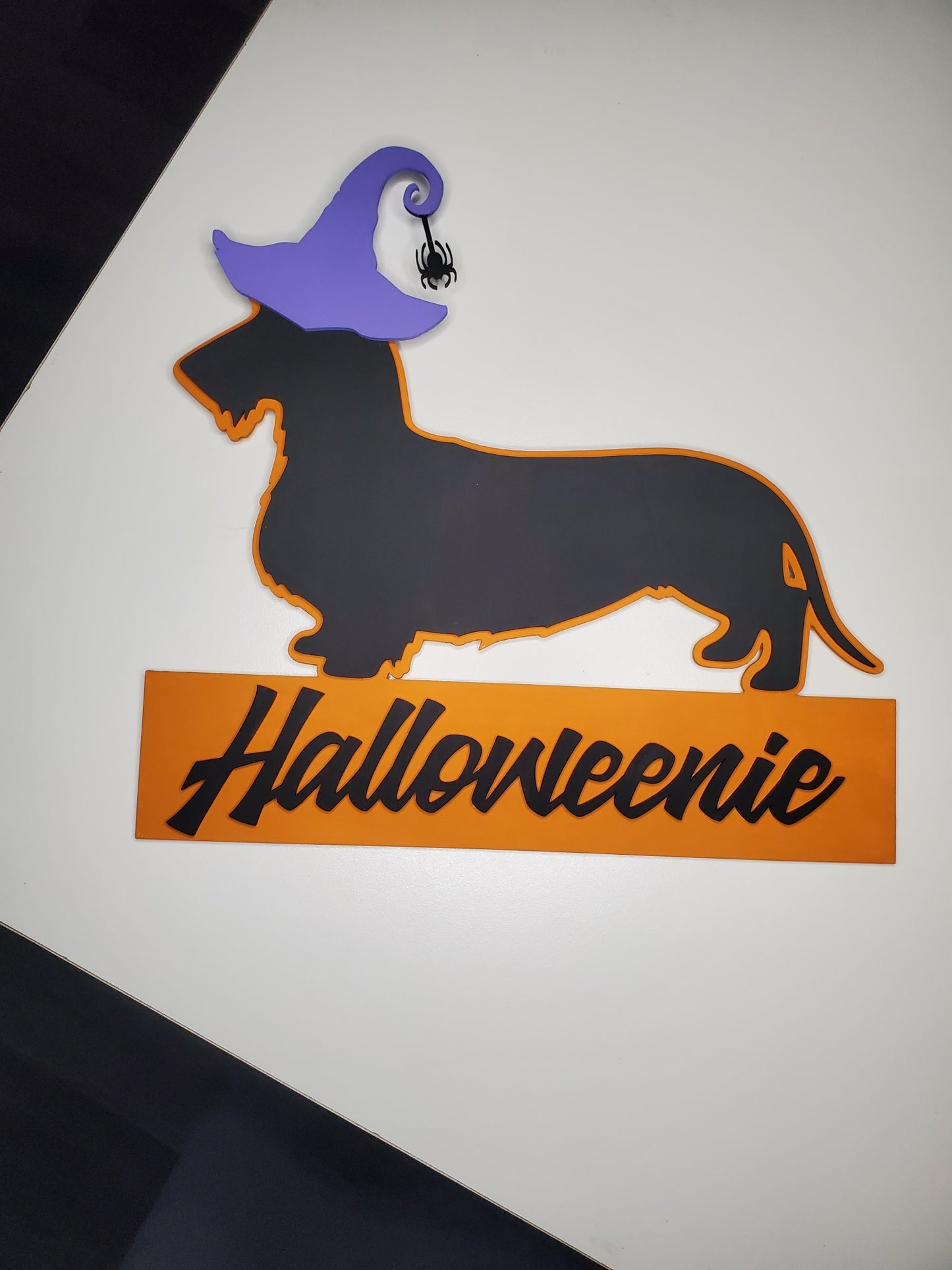 Sign Leaner - Halloweenie