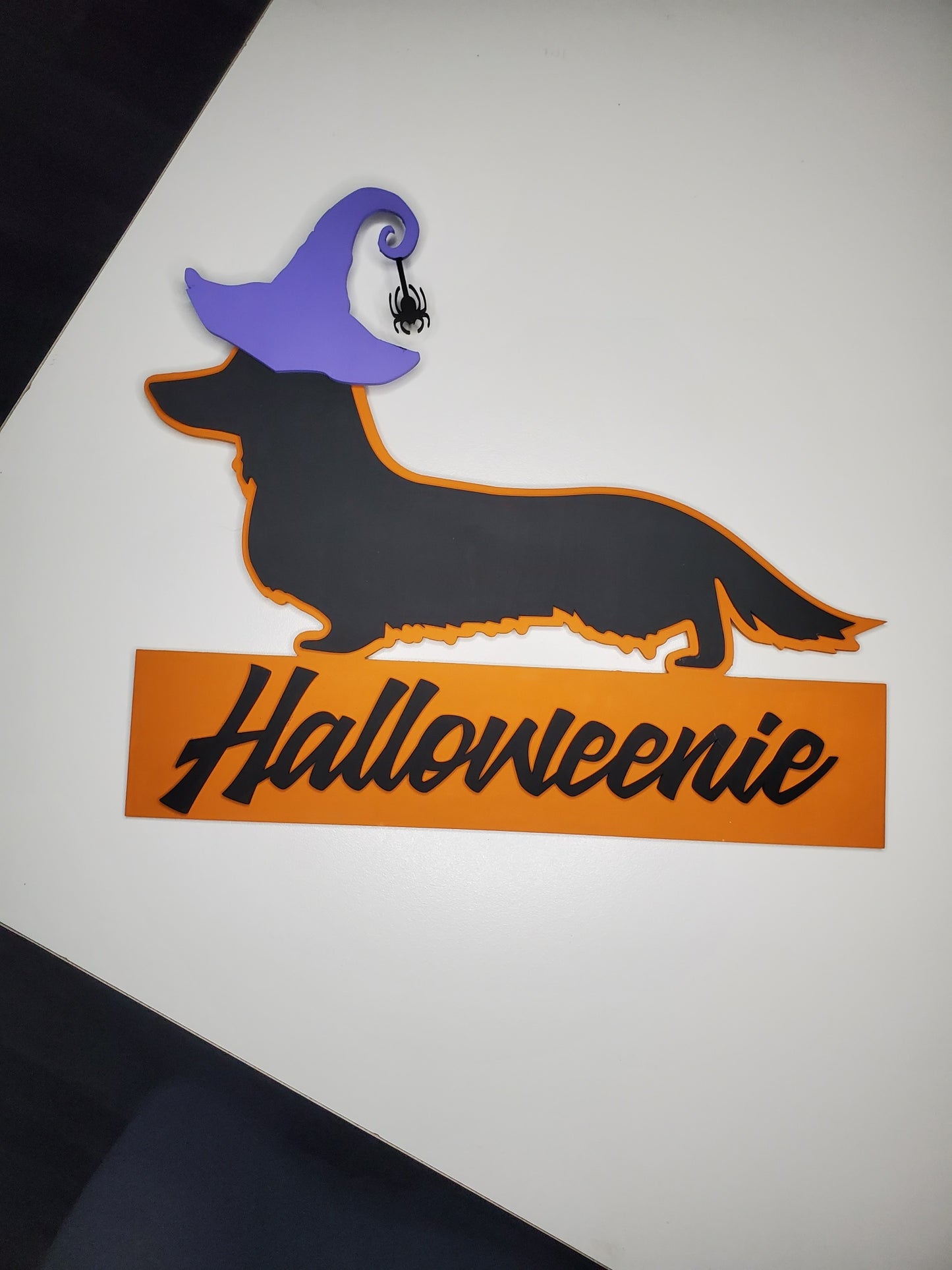 Sign Leaner - Halloweenie