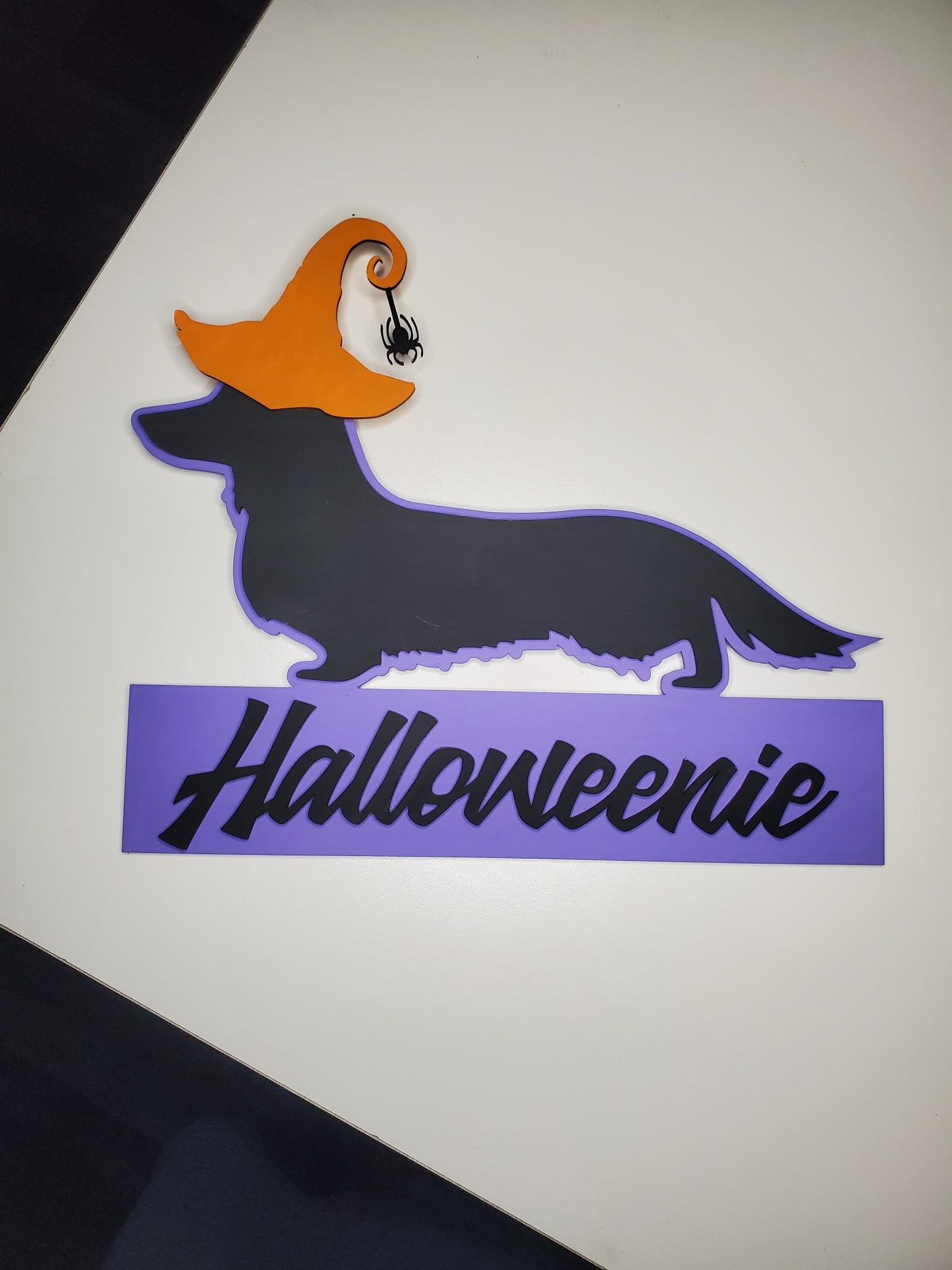 Sign Leaner - Halloweenie