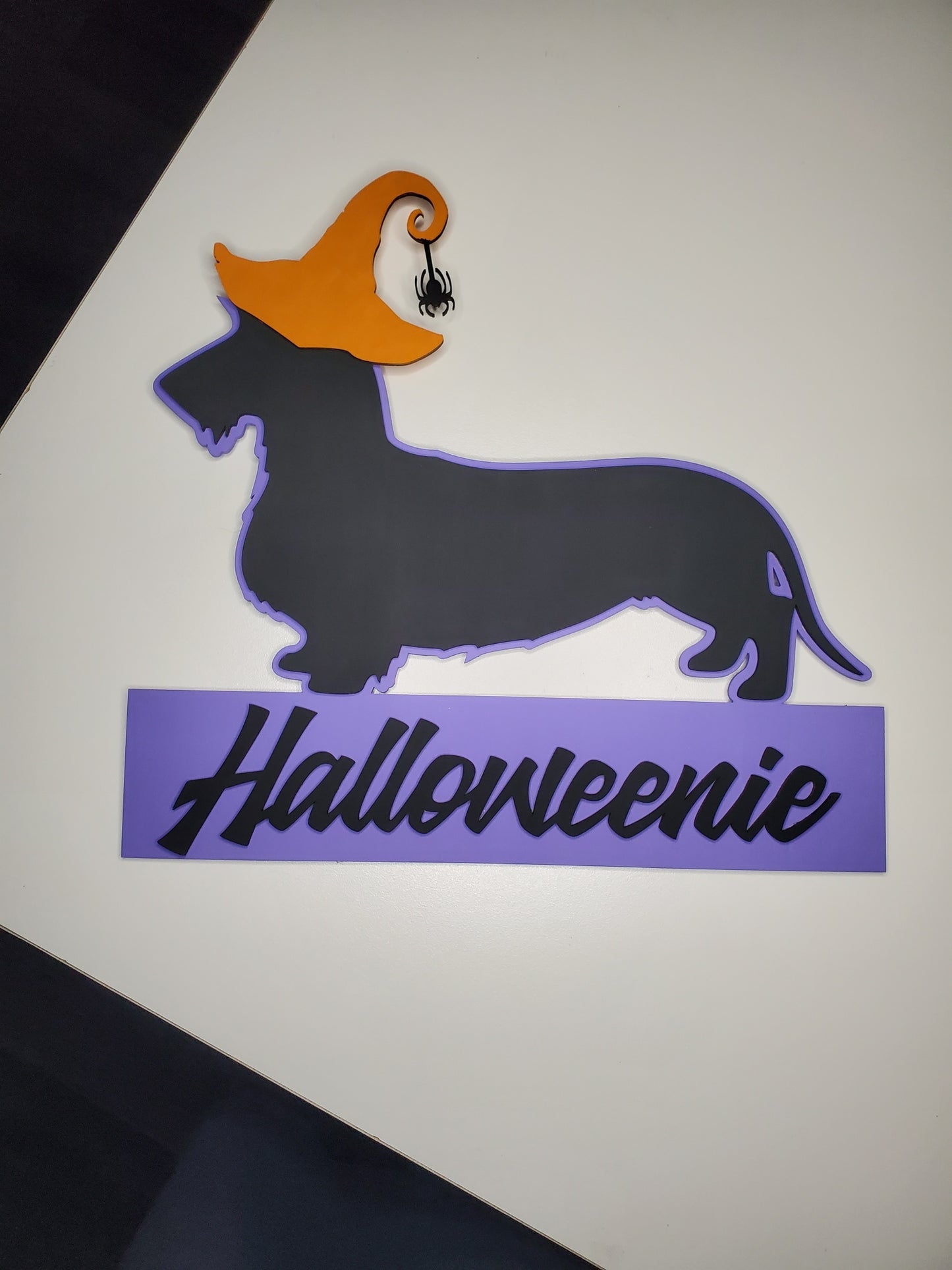 Sign Leaner - Halloweenie
