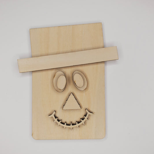 Wooden Sign - Scarecrow