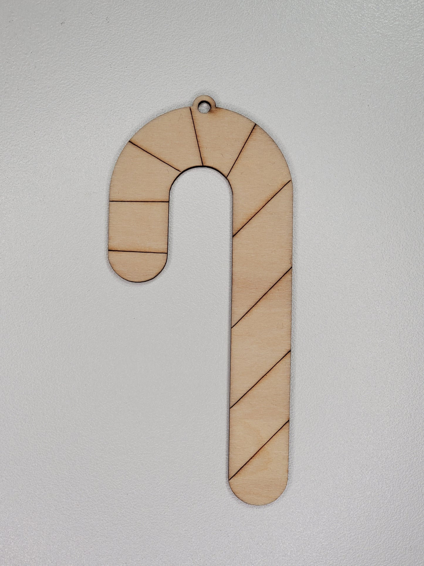 Wood Ornament - Candy Cane