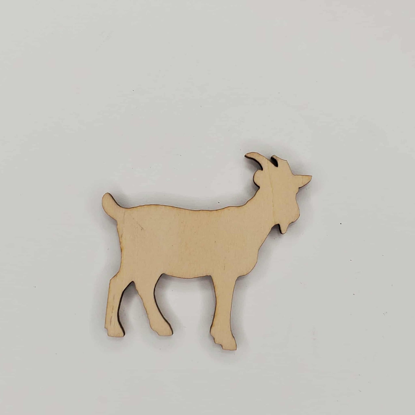 Wooden Goat cutout piece for DIY