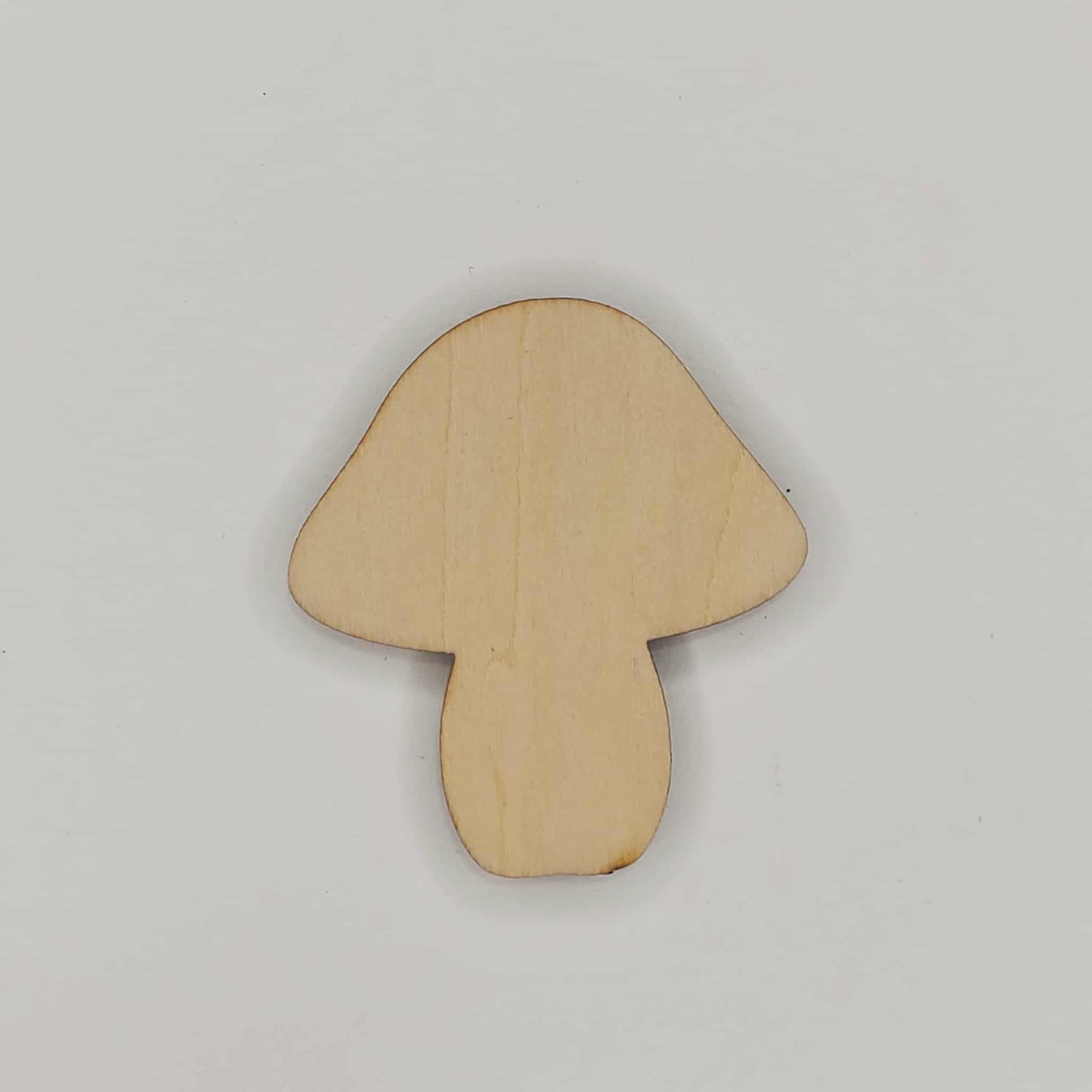 Wooden Mushroom Shaped Cutout for DIY