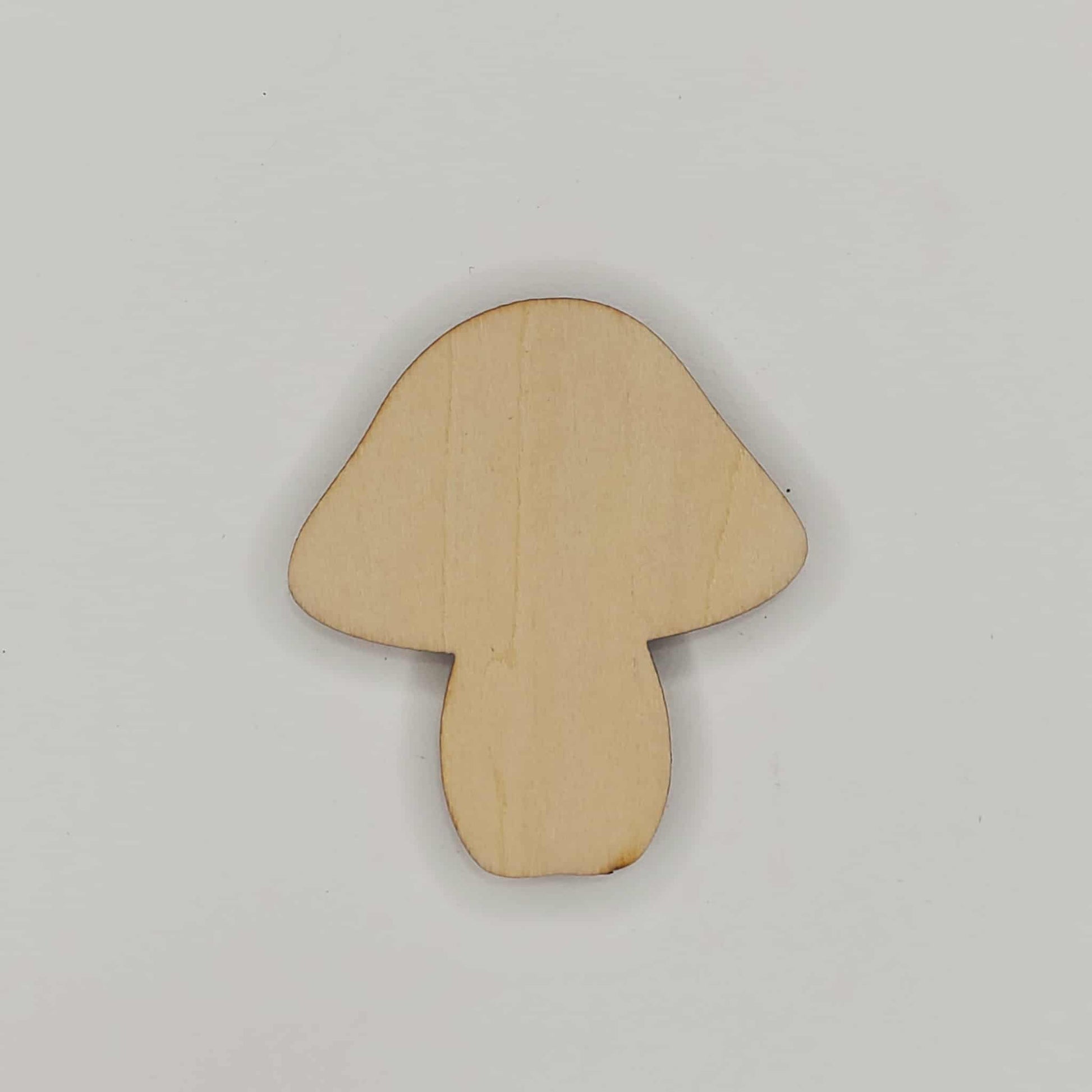 Wooden Mushroom Shaped Cutout for DIY
