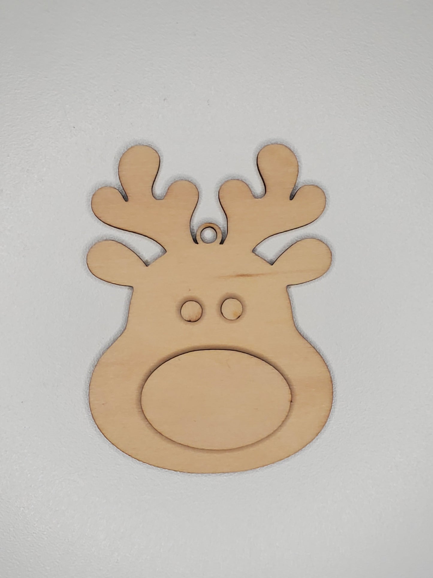 Reindeer Head Ornament 3.5 in