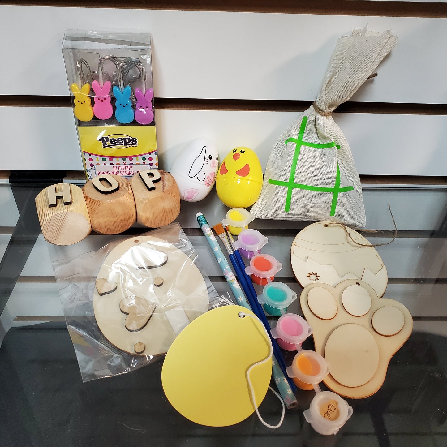 DIY Kit Easter - Large Easter Basket Bunny Gift Kit