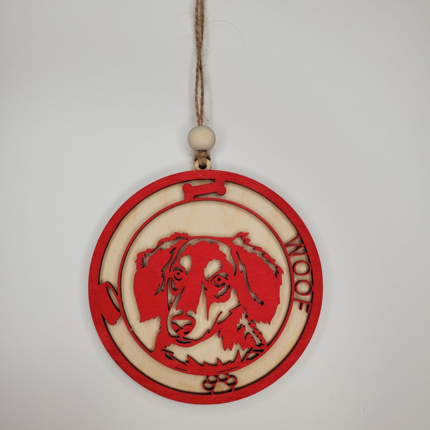 Wooden Ornament - Dachshund Ornament