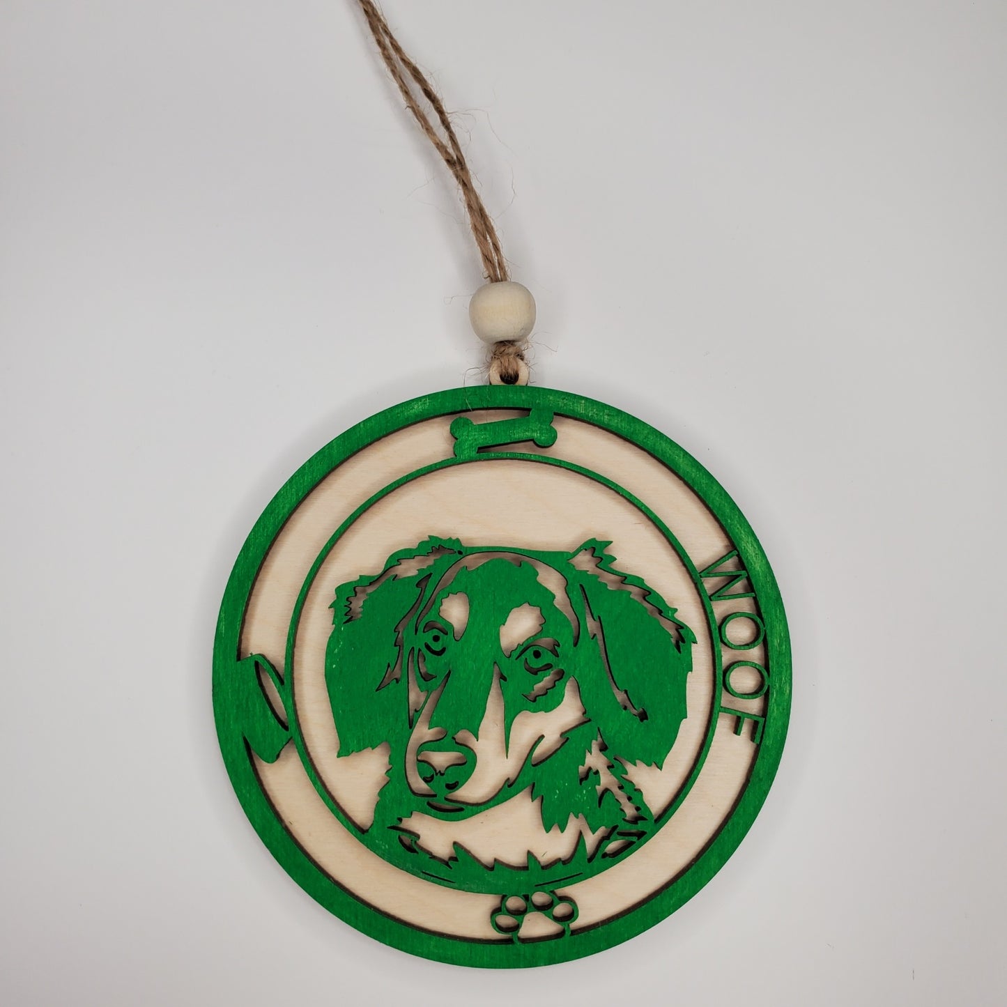 Wooden Ornament - Dachshund Ornament