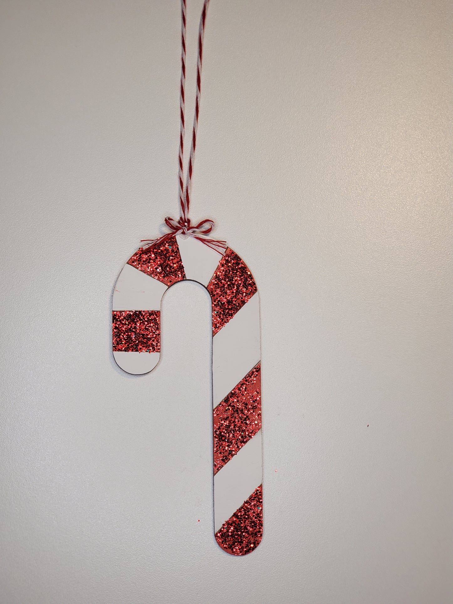 Wood Ornament - Candy Cane