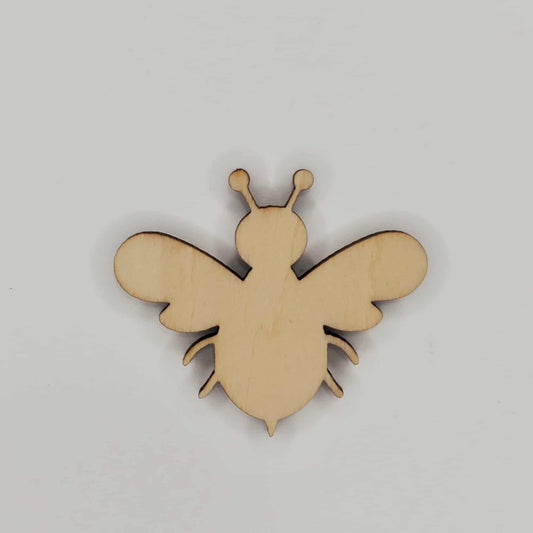 Wooden bumble bee cut out piece for DIY