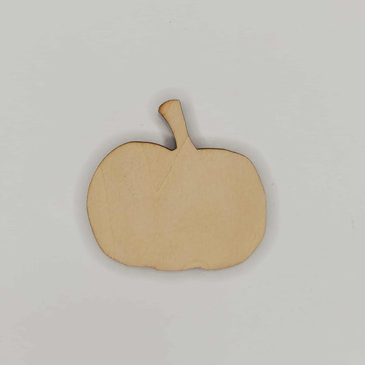 Wooden Pumpkin Shaped Cutout Piece for DIY