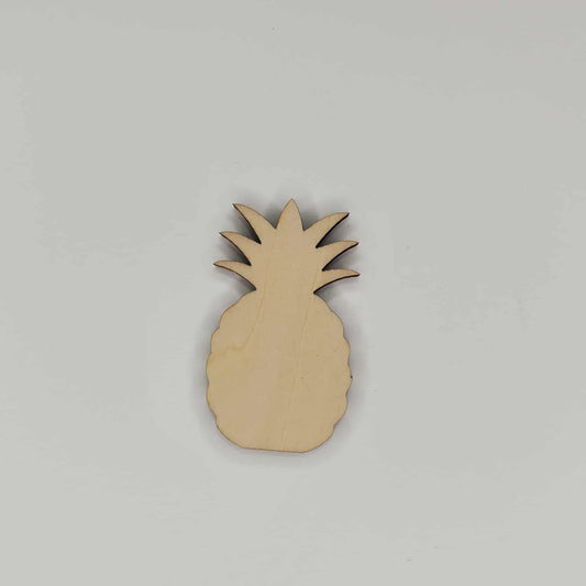 Wooden Pineapple Shaped Cutout Piece for DIY