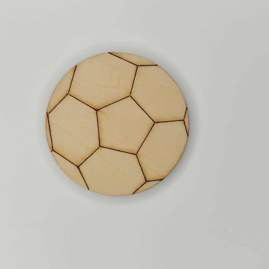 Wooden Soccer Ball Shape for DIY