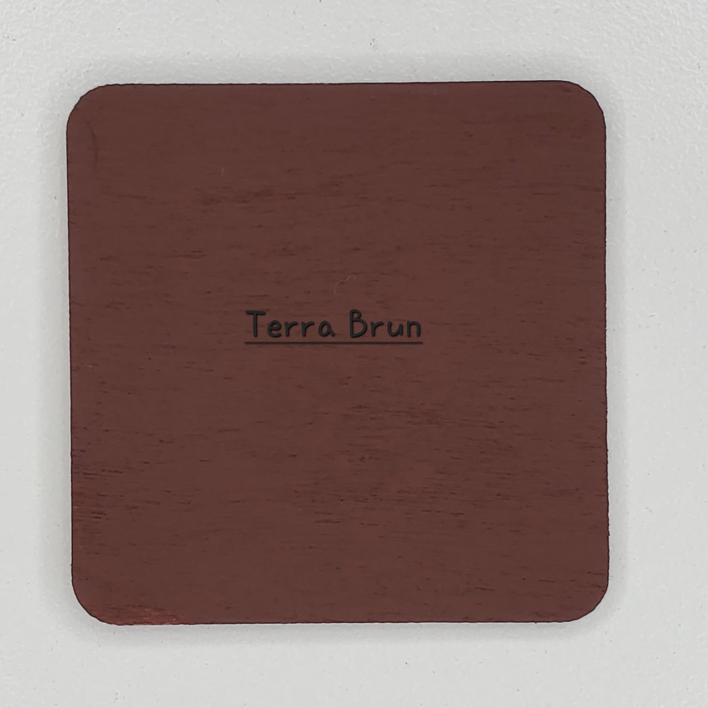 Laser cut wood Doberman Sign leaner o wall hanger with sawtooth hook on back. Terra Brun Color Doberman